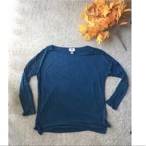 Blue long sleeve shirt